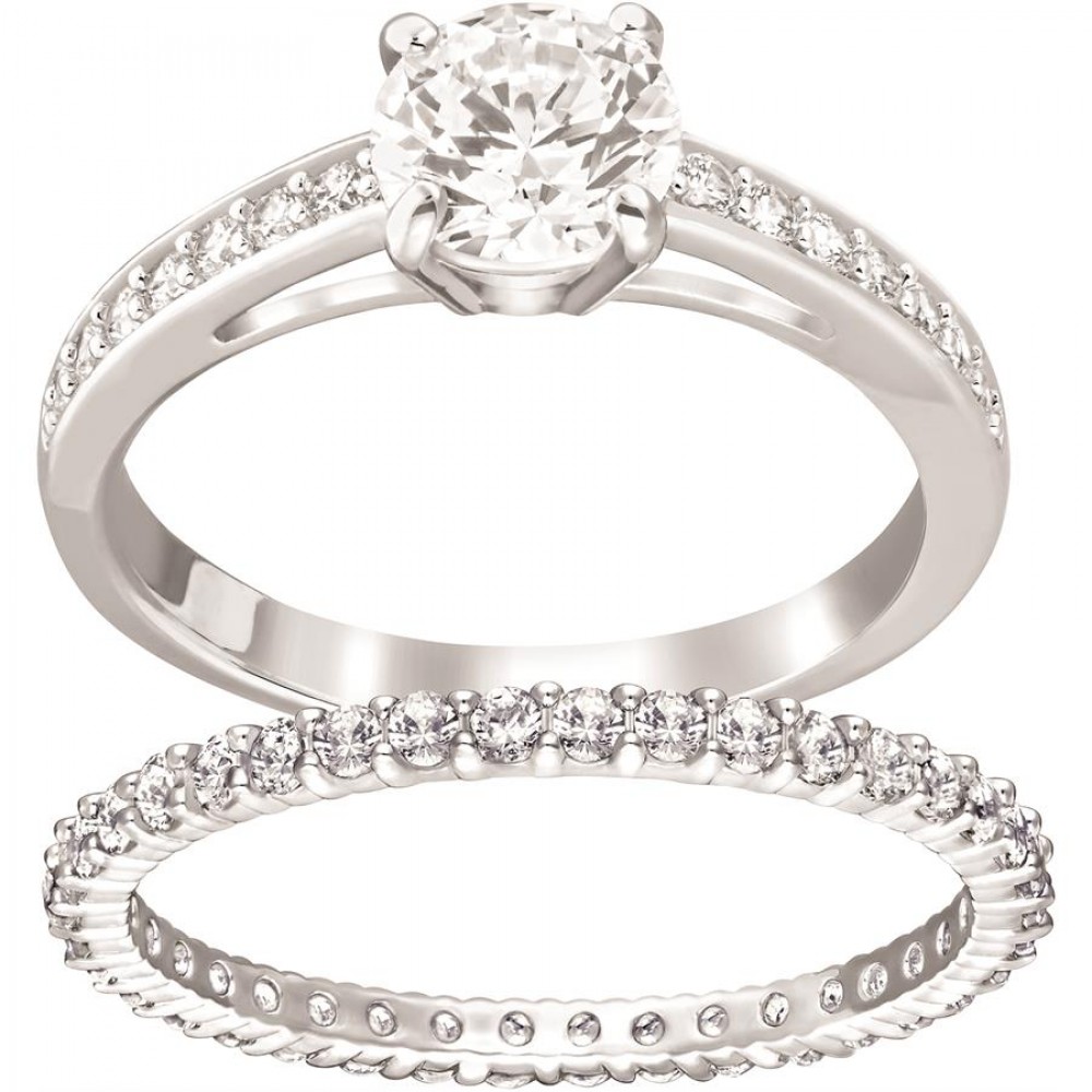 Swarovski Yüzük İ Do:Ring Set Czwh/Rhs 58 5184980 Swarovski Yüzük İ Do:Ring Set Czwh/Rhs 58 5184980