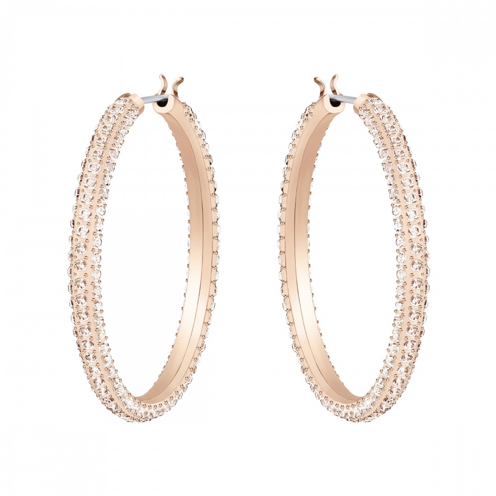 5383938 Swarovski Küpe Stone:Pe Hoop Silk/Ros 5383938