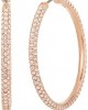 5383938 Swarovski Küpe Stone:Pe Hoop Silk/Ros 5383938