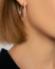 5383938 Swarovski Küpe Stone:Pe Hoop Silk/Ros 5383938
