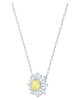 Swarovski Sunshine Kolye Sarı Beyaz Rodyum Swarovski Sunshine Kolye Sarı Beyaz Rodyum