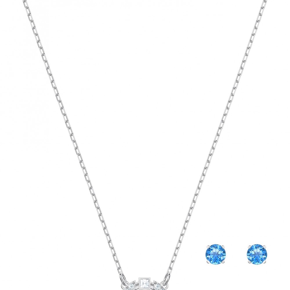 Swarovski Sparkling Dance Round Set, Mavi, 5480485