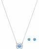 Swarovski Sparkling Dance Round Set, Mavi, 5480485