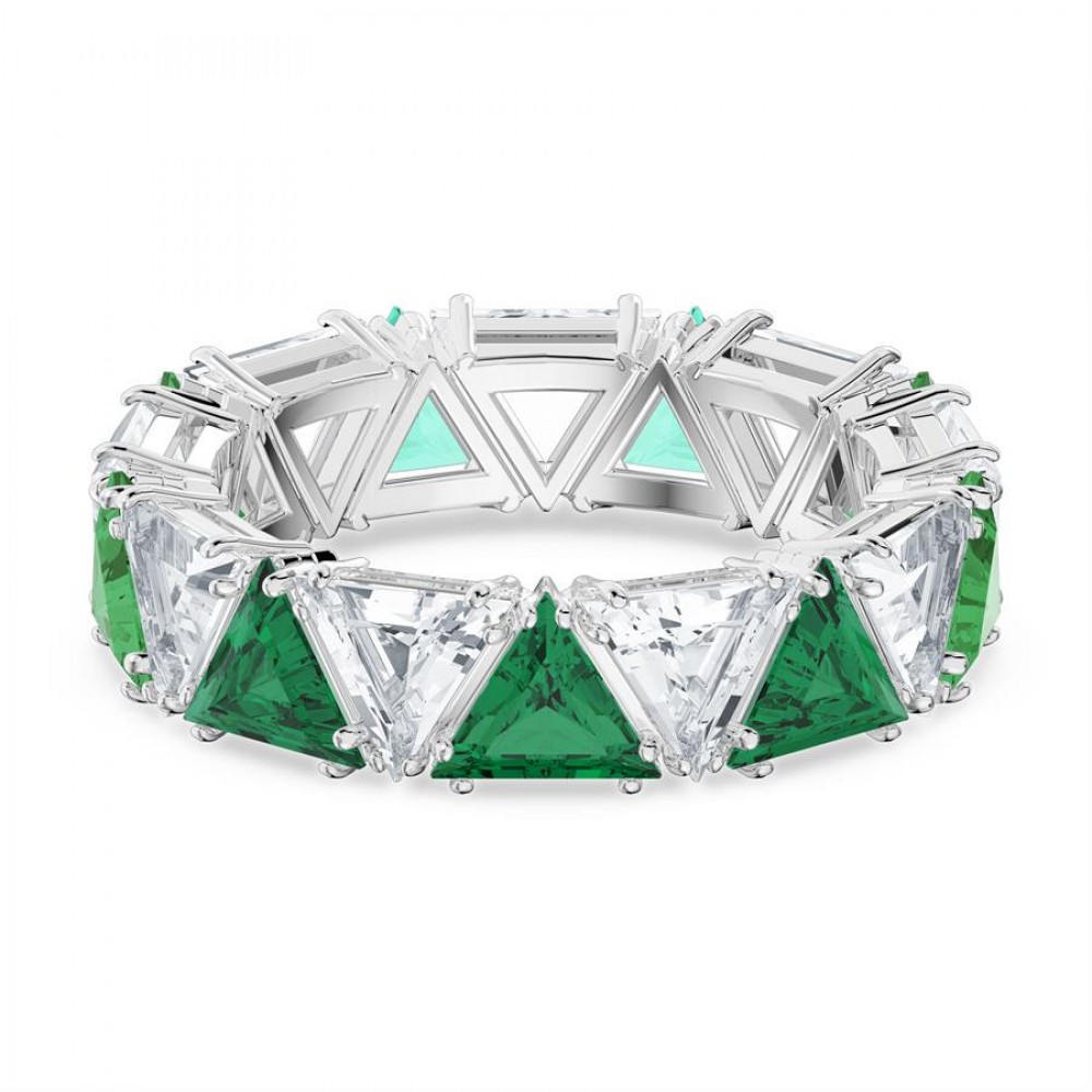 5608530  Swarovski Yüzük Mıllenıa:Rıng Green Dkmu/Rhs 52 5608530