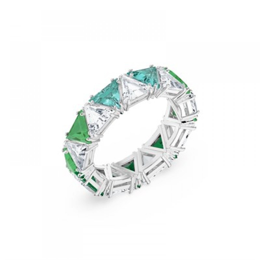 5608530  Swarovski Yüzük Mıllenıa:Rıng Green Dkmu/Rhs 52 5608530