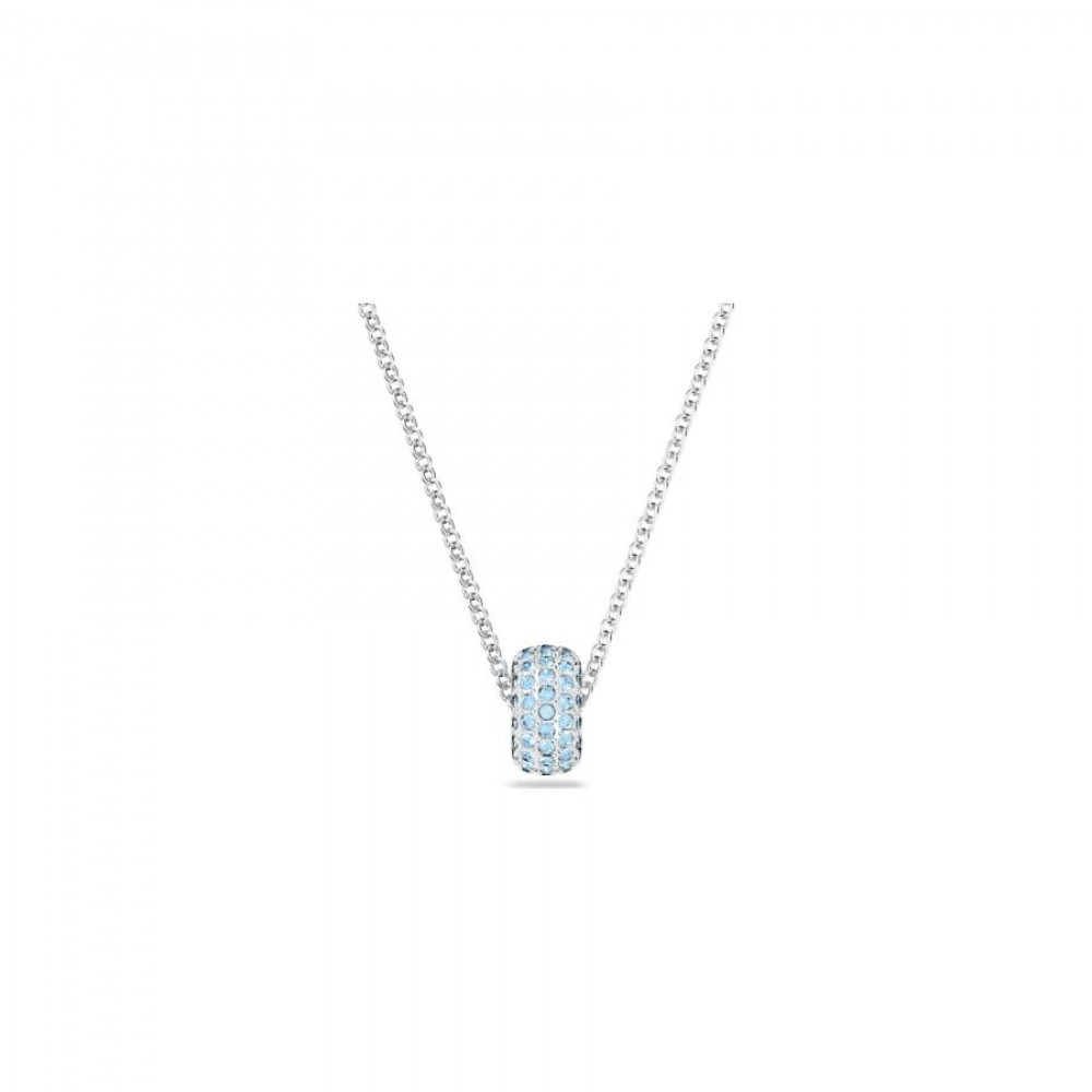 5642886 Swarovski Kolye Stone:Pend Rnd Aqua/Rhs 5642886