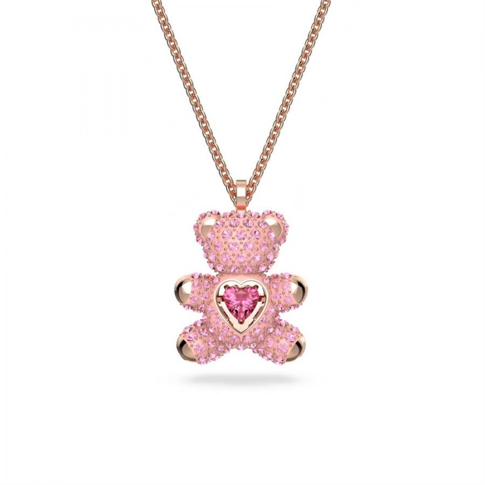 Swarovski Kolye Teddy:Pend Hrt Lros/Ros 5642976 Swarovski Kolye Teddy:Pend Hrt Lros/Ros 5642976