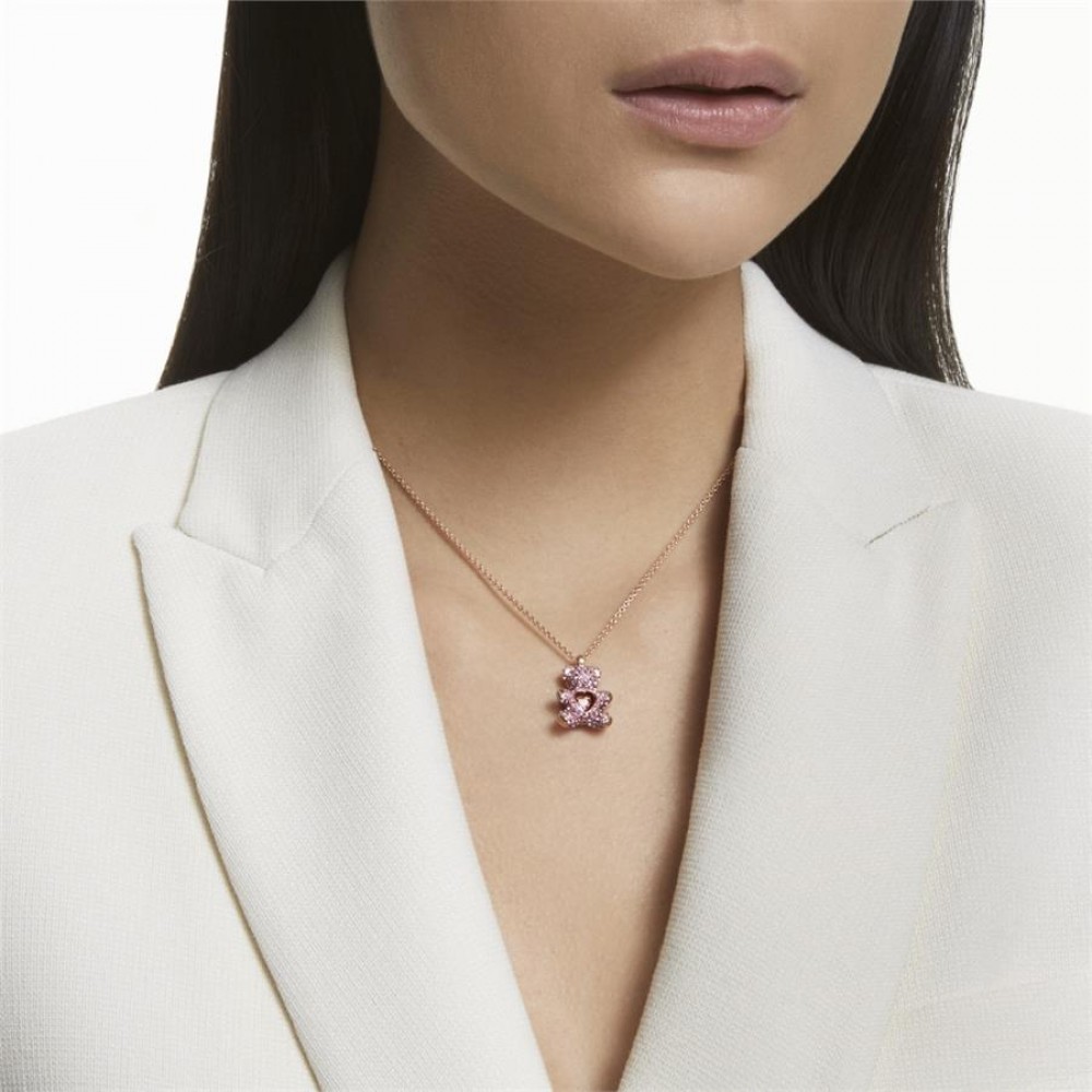 Swarovski Kolye Teddy:Pend Hrt Lros/Ros 5642976 Swarovski Kolye Teddy:Pend Hrt Lros/Ros 5642976