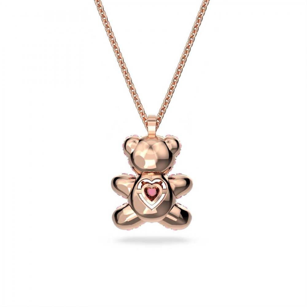 Swarovski Kolye Teddy:Pend Hrt Lros/Ros 5642976 Swarovski Kolye Teddy:Pend Hrt Lros/Ros 5642976