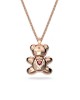 Swarovski Kolye Teddy:Pend Hrt Lros/Ros 5642976 Swarovski Kolye Teddy:Pend Hrt Lros/Ros 5642976