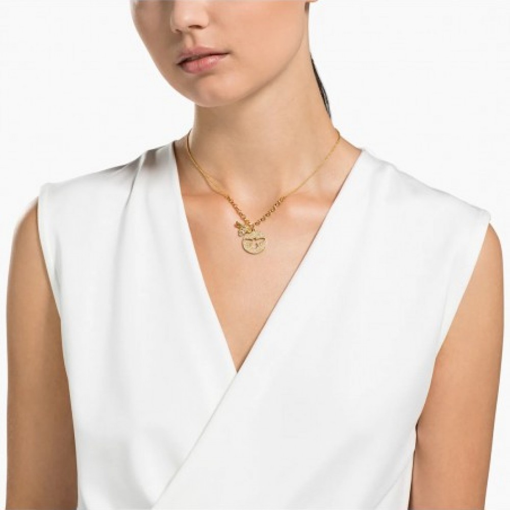 Swarovski Kolye Lisabel:Necklace Sml Cry/Jet/Gos 5365641