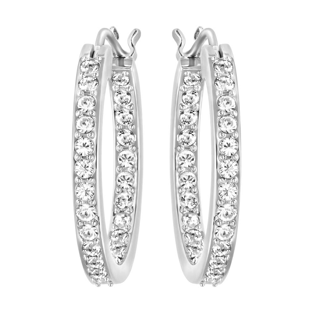 Swarovski Sommerset Küpeler, Beyaz, Rodyum kaplama - 1172374 Swarovski Sommerset Küpeler, Beyaz, Rodyum kaplama - 1172374