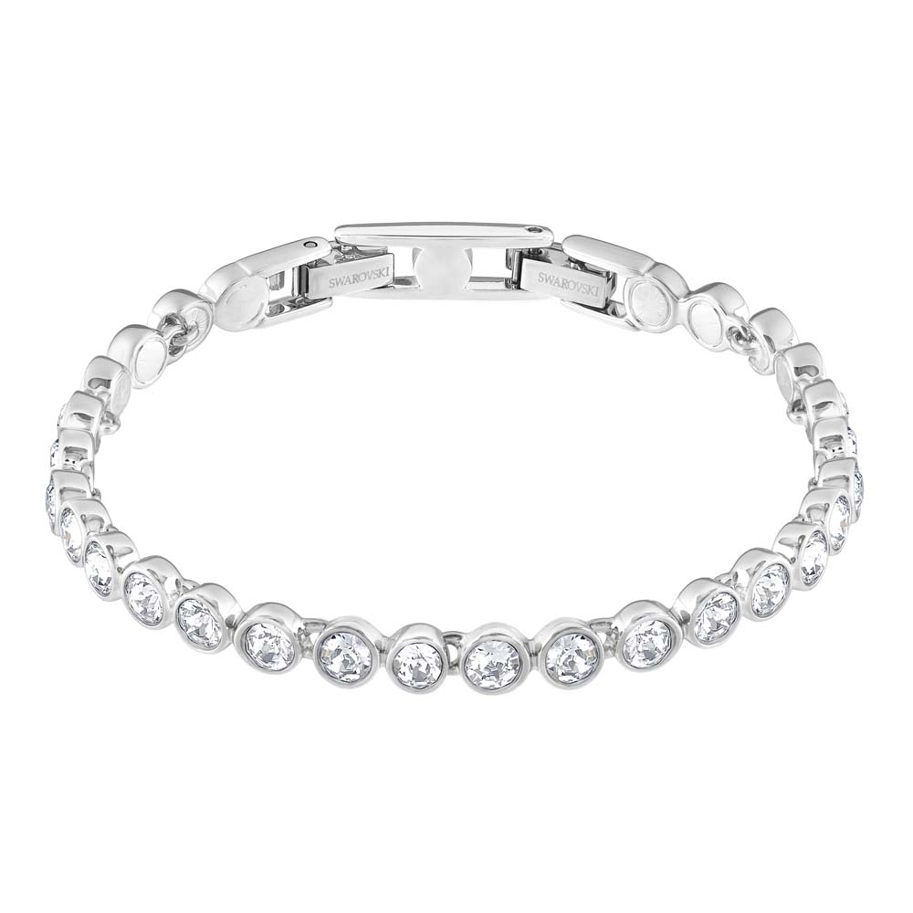 Swarovski Tennis Bileklik, Beyaz, Rodyum kaplama - 1791305 Swarovski Tennis Bileklik, Beyaz, Rodyum kaplama - 1791305