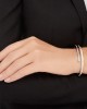 Swarovski Fresh Bileklik, Beyaz, Pembe altın rengi kaplama M