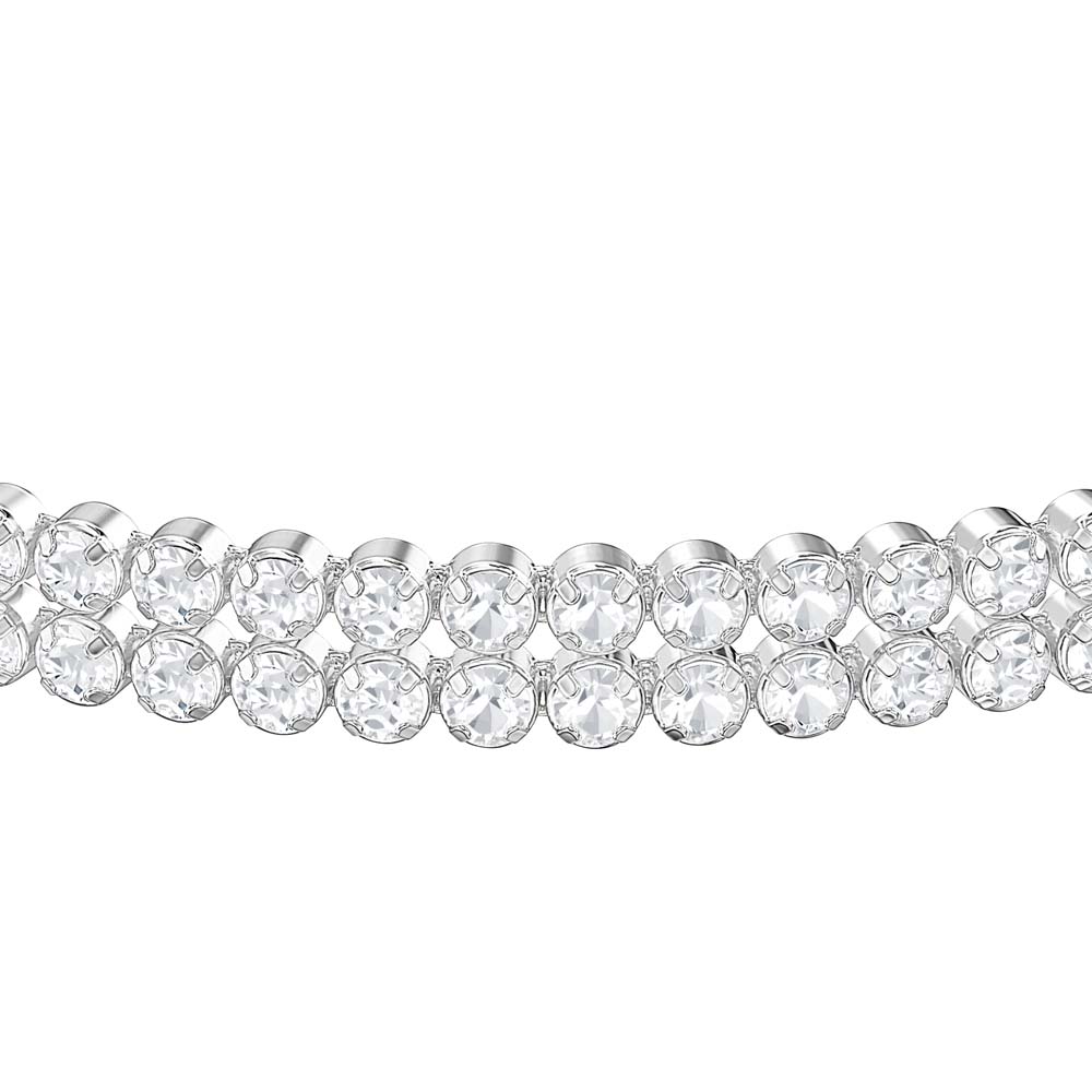 5221397 Swarovski Subtle Bileklik, Beyaz, Rodyum kaplama - 5221397 5221397 Swarovski Subtle Bileklik, Beyaz, Rodyum kaplama - 5221397