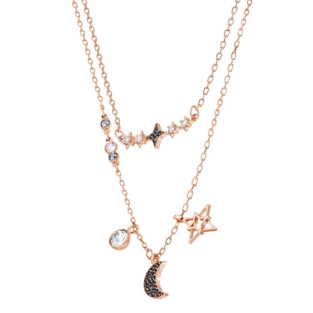 5273290 Swarovski Symbolic Moon Gerdanlık Set, Cok Renkli, Karışık metal bitiş - 5273290