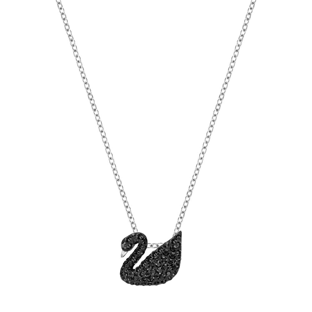 Swarovski Iconic Swan Kolye Ucu, Kuğu, Küçük, Siyah, Rodyum kaplama - 5347330 Swarovski Iconic Swan Kolye Ucu, Kuğu, Küçük, Siyah, Rodyum kaplama - 5347330