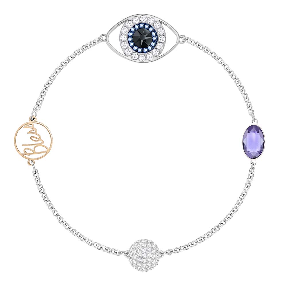 Swarovski Remix Collection Evil Eye Strand, Mor, Karışık metal bitiş M - 5365749 Swarovski Remix Collection Evil Eye Strand, Mor, Karışık metal bitiş M - 5365749