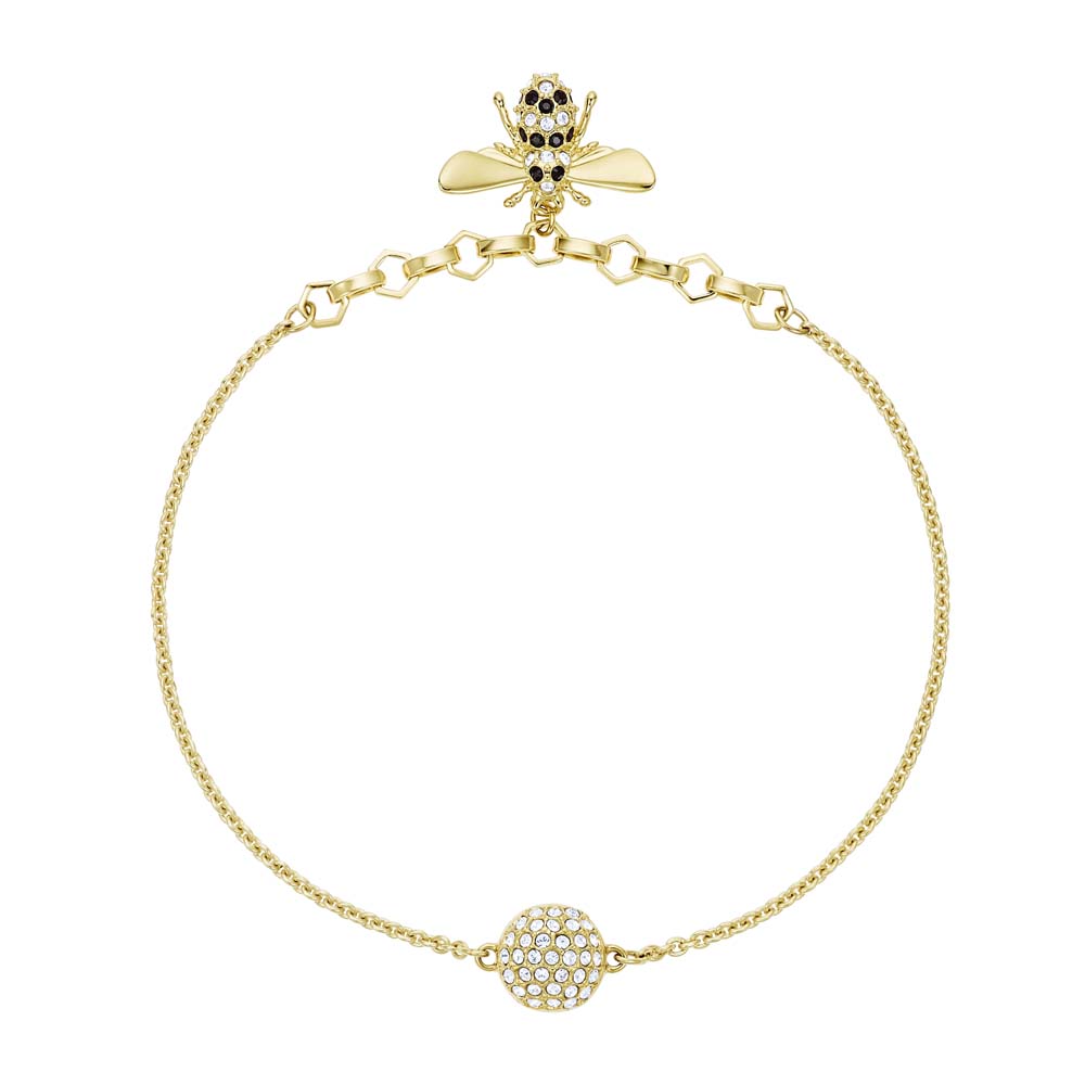 Swarovski Remix Collection Bee Strand, Siyah, Altın rengi kaplama M - 5380077 Swarovski Remix Collection Bee Strand, Siyah, Altın rengi kaplama M - 5380077