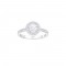 Swarovski Attract Round Yüzük, Beyaz, Rodyum kaplama 52 - 5409189