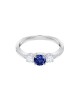 Swarovski Attract Trilogy Round Yüzük, Mavi, Rodyum kaplama 55 - 5416152 Swarovski Attract Trilogy Round Yüzük, Mavi, Rodyum kaplama 55 - 5416152