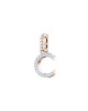 Swarovski Remix Collection Charm C, Beyaz, Pembe altın rengi kaplama - 5437626 Swarovski Remix Collection Charm C, Beyaz, Pembe altın rengi kaplama - 5437626