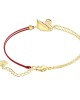 Swarovski Iconic Swan Bileklik, Kırmızı, Altın rengi kaplama - 5465403 Swarovski Iconic Swan Bileklik, Kırmızı, Altın rengi kaplama - 5465403