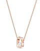 Swarovski North Kolye, Beyaz, Pembe altın rengi kaplama - 5468084