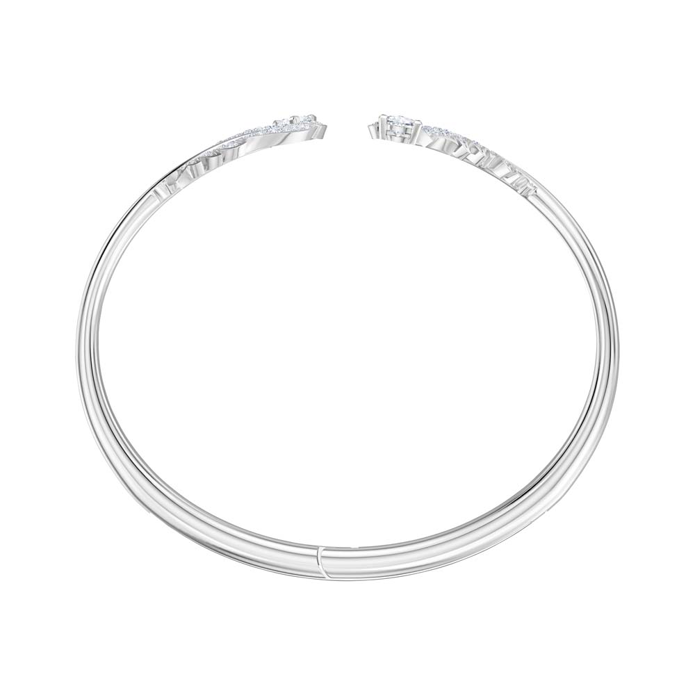 Swarovski Nice Bileklik, Beyaz, Rodyum kaplama M - 5482915 Swarovski Nice Bileklik, Beyaz, Rodyum kaplama M - 5482915
