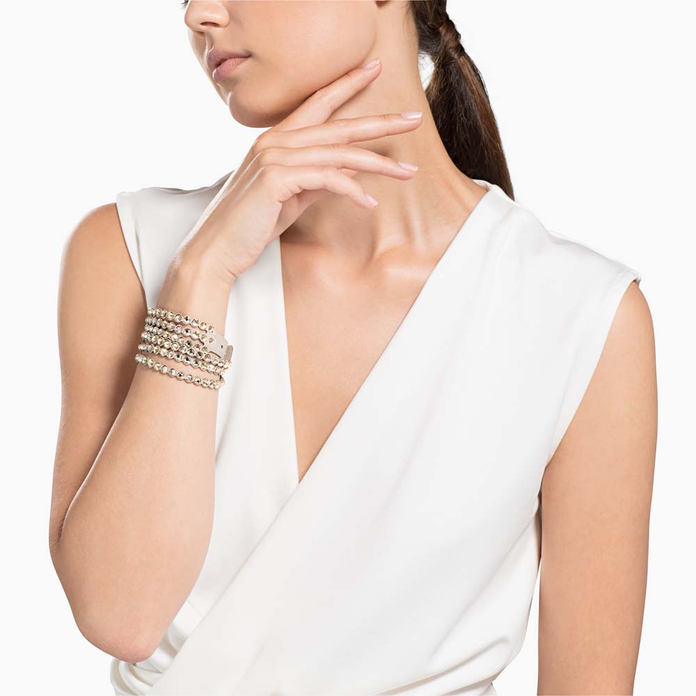 Swarovski Power Collection Bileklik, Bej - 5494230 Swarovski Power Collection Bileklik, Bej - 5494230