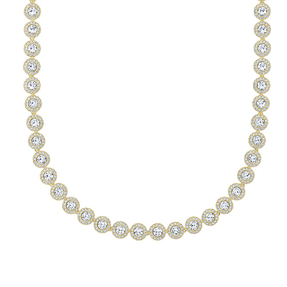 Swarovski Angelic Kolye, Beyaz, Altın rengi kaplama - 5505468 Swarovski Angelic Kolye, Beyaz, Altın rengi kaplama - 5505468