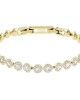 Swarovski Angelic Bileklik, Beyaz, Altın rengi kaplama - 5505469