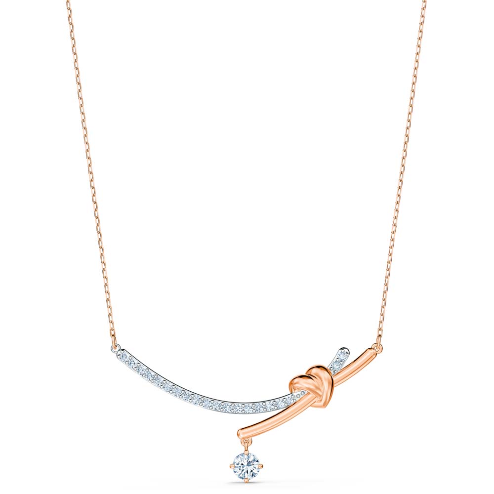 Swarovski Lifelong Heart Kolye, Beyaz, Karışık metal bitiş - 5517951 Swarovski Lifelong Heart Kolye, Beyaz, Karışık metal bitiş - 5517951