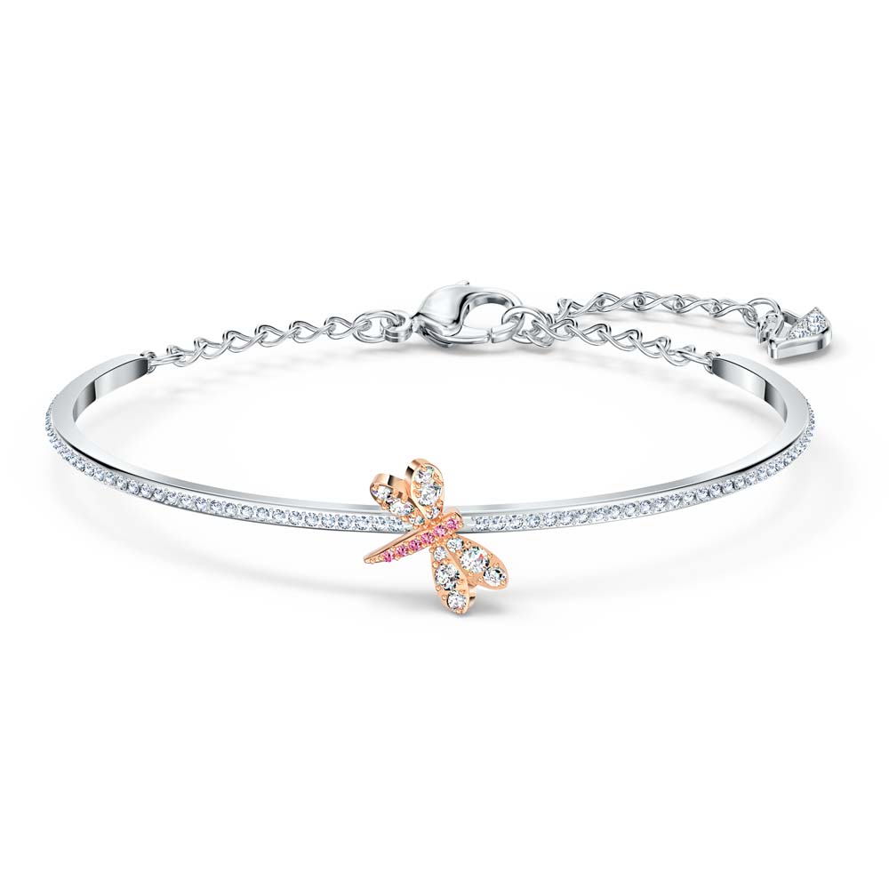 Swarovski Eternal Flower Bileklik, Pembe, Karışık metal bitiş - 5518138 Swarovski Eternal Flower Bileklik, Pembe, Karışık metal bitiş - 5518138