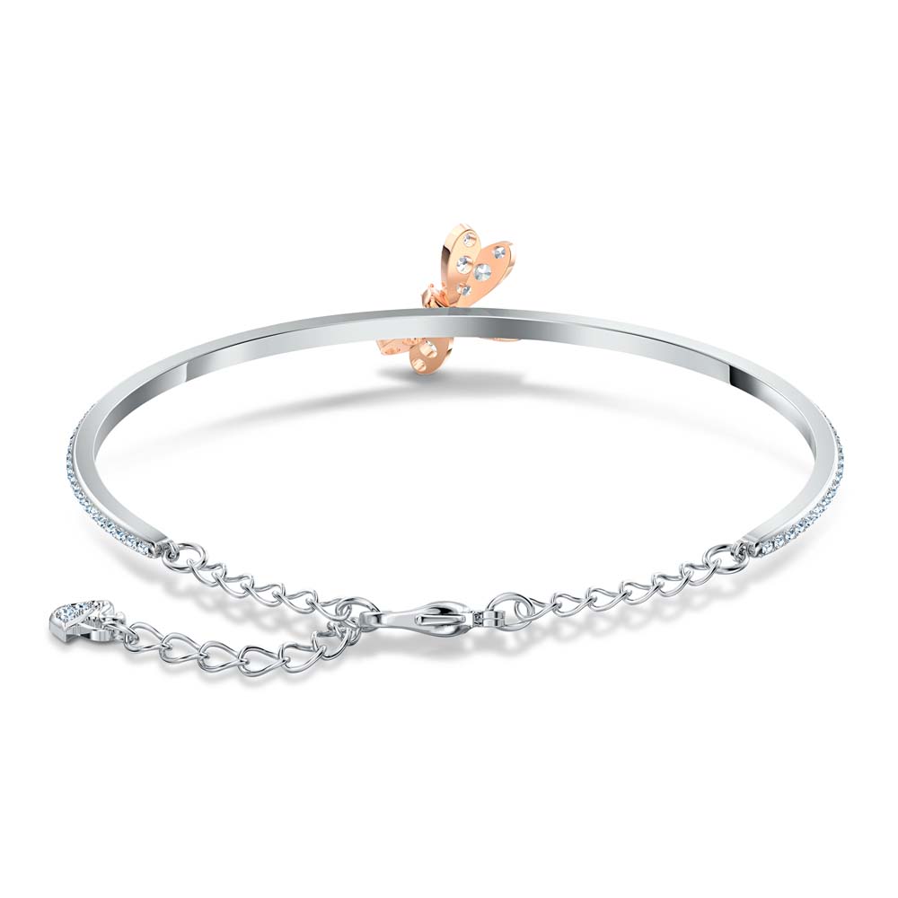 Swarovski Eternal Flower Bileklik, Pembe, Karışık metal bitiş - 5518138 Swarovski Eternal Flower Bileklik, Pembe, Karışık metal bitiş - 5518138