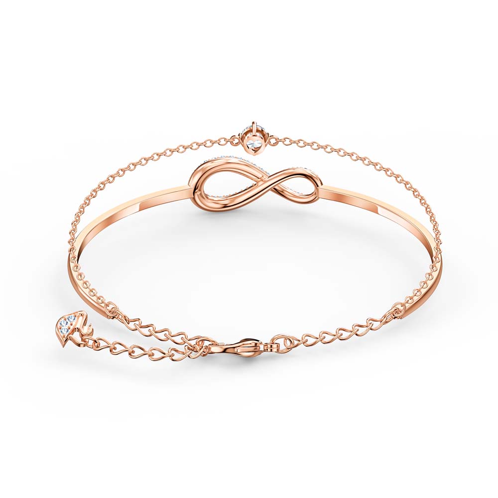 5518871 Swarovski Infinity Bileklik, Beyaz, Pembe altın rengi kaplama M 5518871 5518871 Swarovski Infinity Bileklik, Beyaz, Pembe altın rengi kaplama M 5518871
