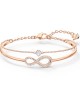 5518871 Swarovski Infinity Bileklik, Beyaz, Pembe altın rengi kaplama M 5518871 5518871 Swarovski Infinity Bileklik, Beyaz, Pembe altın rengi kaplama M 5518871