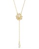 Swarovski Symbolic Lotus Kolye, Beyaz, Altın rengi kaplama - 5521468 Swarovski Symbolic Lotus Kolye, Beyaz, Altın rengi kaplama - 5521468