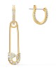 Swarovski So Cool Pin İğneli Küpeler, Beyaz, Altın rengi kaplama - 5521704 Swarovski So Cool Pin İğneli Küpeler, Beyaz, Altın rengi kaplama - 5521704
