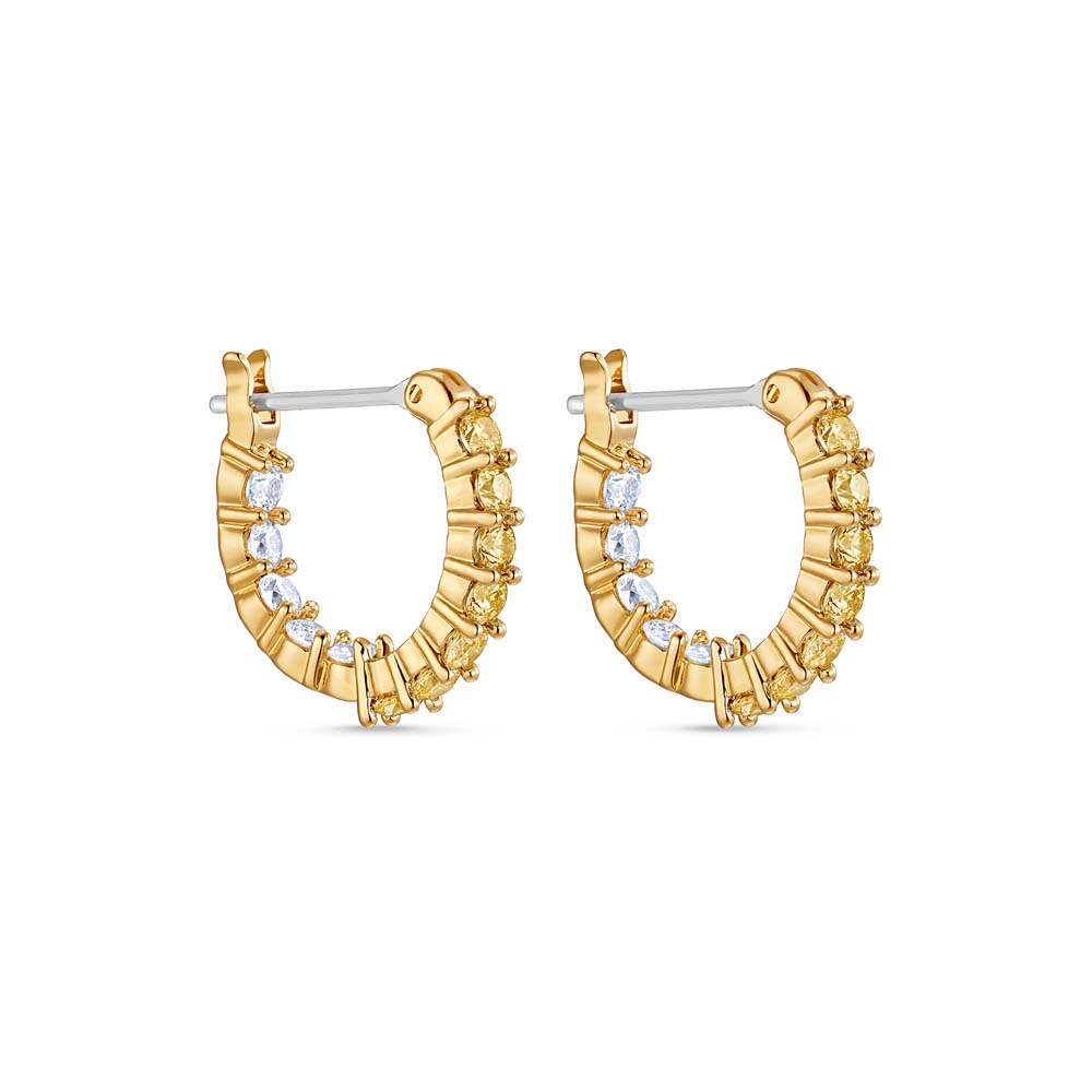 Swarovski Vittore Halka Küpeler, Altın Rengi, Altın rengi kaplama - 5522880 Swarovski Vittore Halka Küpeler, Altın Rengi, Altın rengi kaplama - 5522880
