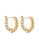 Swarovski Vittore Halka Küpeler, Altın Rengi, Altın rengi kaplama - 5522880 Swarovski Vittore Halka Küpeler, Altın Rengi, Altın rengi kaplama - 5522880