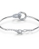Swarovski Stone Bileklik, Beyaz, Rodyum kaplama - 5523953 Swarovski Stone Bileklik, Beyaz, Rodyum kaplama - 5523953