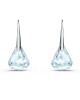 Swarovski Spirit İğneli Küpeler, Turkuaz, Rodyum kaplama - 5529138