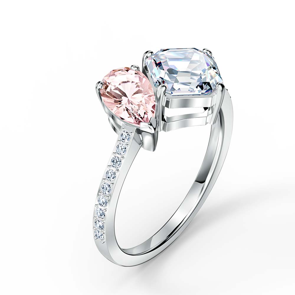 Swarovski Attract Soul Yüzük, Pembe, Rodyum kaplama 58 - 5535260 Swarovski Attract Soul Yüzük, Pembe, Rodyum kaplama 58 - 5535260