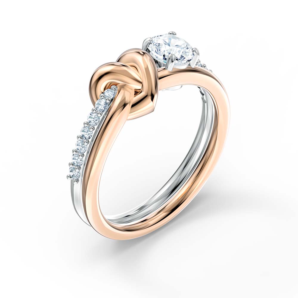 5535406 Swarovski Lifelong Heart Yüzük, Beyaz, Karışık metal bitiş 52 - 5535406 5535406 Swarovski Lifelong Heart Yüzük, Beyaz, Karışık metal bitiş 52 - 5535406