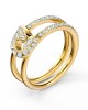 Swarovski So Cool Pin Yüzük, Beyaz, Altın rengi kaplama 52 - 5535564 Swarovski So Cool Pin Yüzük, Beyaz, Altın rengi kaplama 52 - 5535564