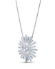 Swarovski Sunshine Kolye, Mavi, Rodyum kaplama - 5536731 Swarovski Sunshine Kolye, Mavi, Rodyum kaplama - 5536731