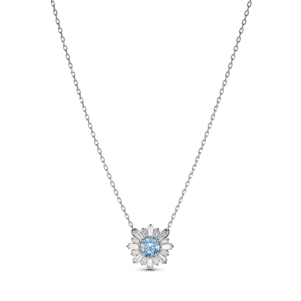 Swarovski Sunshine Kolye Ucu, Mavi, Rodyum kaplama - 5536742 Swarovski Sunshine Kolye Ucu, Mavi, Rodyum kaplama - 5536742