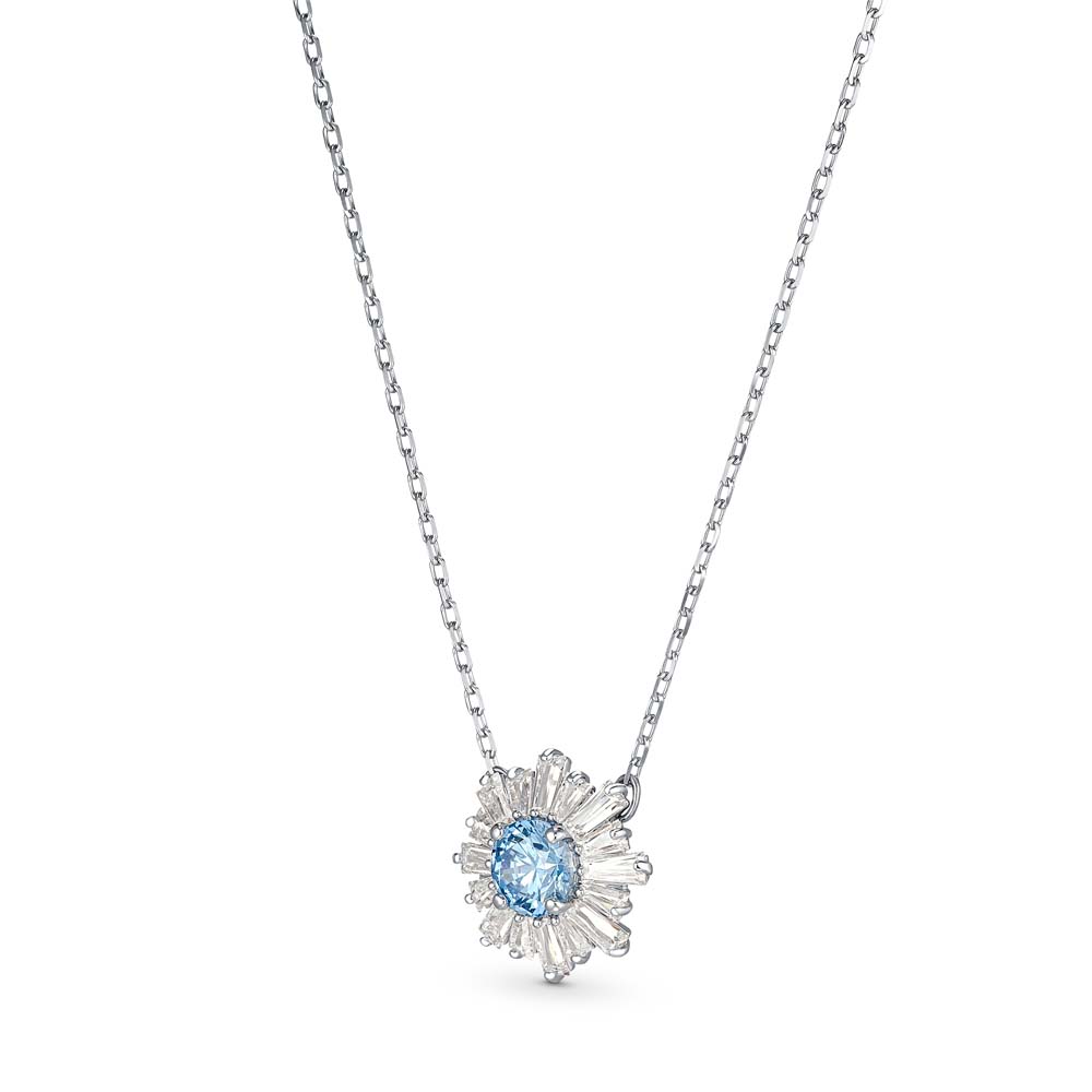 Swarovski Sunshine Kolye Ucu, Mavi, Rodyum kaplama - 5536742 Swarovski Sunshine Kolye Ucu, Mavi, Rodyum kaplama - 5536742