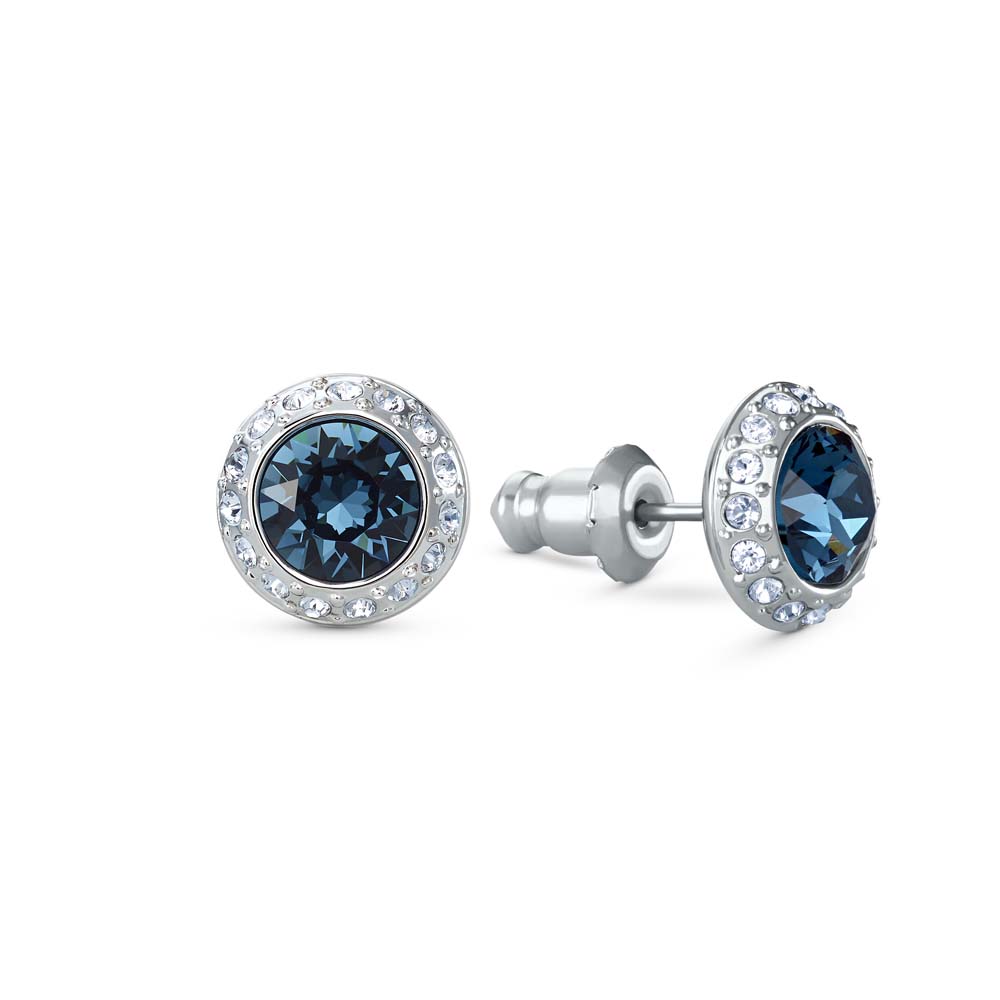 Swarovski Angelic İğneli Küpe, Mavi, Rodyum kaplama - 5536770 Swarovski Angelic İğneli Küpe, Mavi, Rodyum kaplama - 5536770